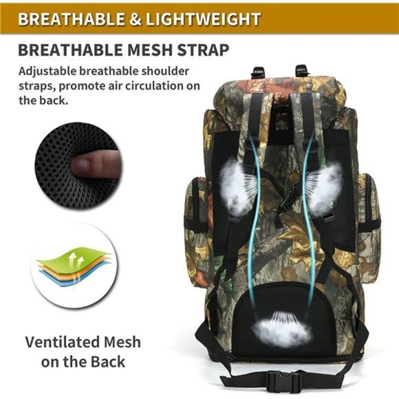 Military Tactical Backpack for Men Large Army Rucksack molle bag Hiking Daypack - Picture 2 of 5